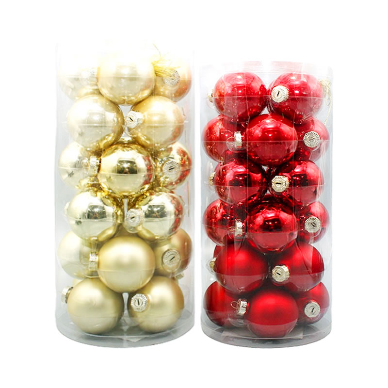 Factory Wholesale Glass ball Christmas Ball Ornaments Glass Christmas Ball