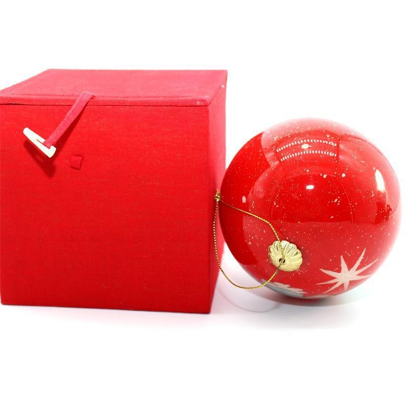 廠家供應聖誕球内畫玻璃圓球  節慶用品批發(fā)