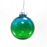 廠家批發(fā)PET噴色空心圓球挂件  聖誕樹裝飾吊球